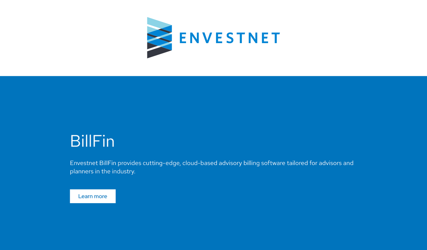 BillFin Website
