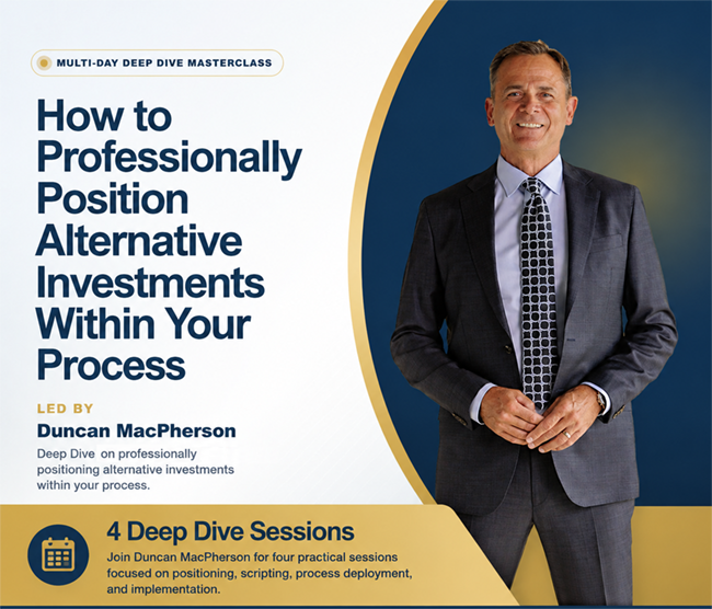 Alternative Investments Masterclass with Duncan MacPherson