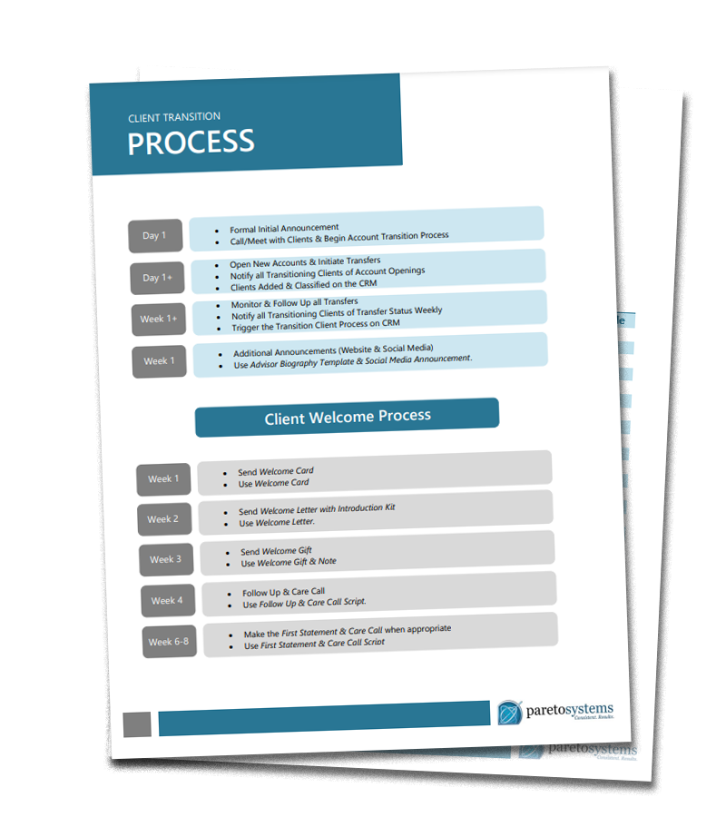 Advisor Transition Checklist