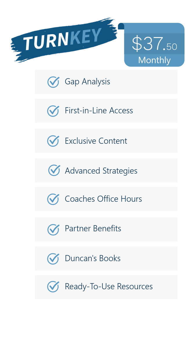Turnkey $37.50/month