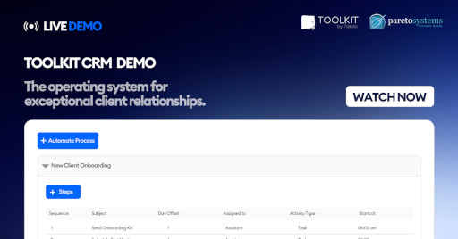 Toolkit CRM: Live Demo